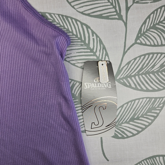 NWT!!! Spalding Purple Athletic Tank Top, Size Small - Picture 2 of 6
